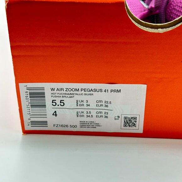 Women's Nike Air Zoom Pegasus 41 Premium Running Shoes FZ1626-500 Size 5.5 - Picture 11 of 11